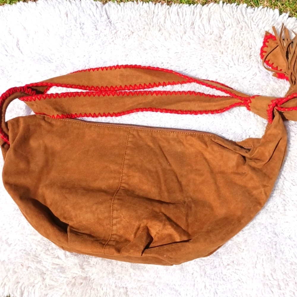 Nine West Suede Hobo Bag with Matching Coin Purse